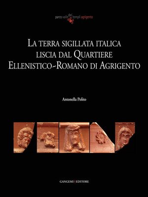 cover image of La terra sigillata italica liscia dal quartiere ellenistico-romano di Agrigento